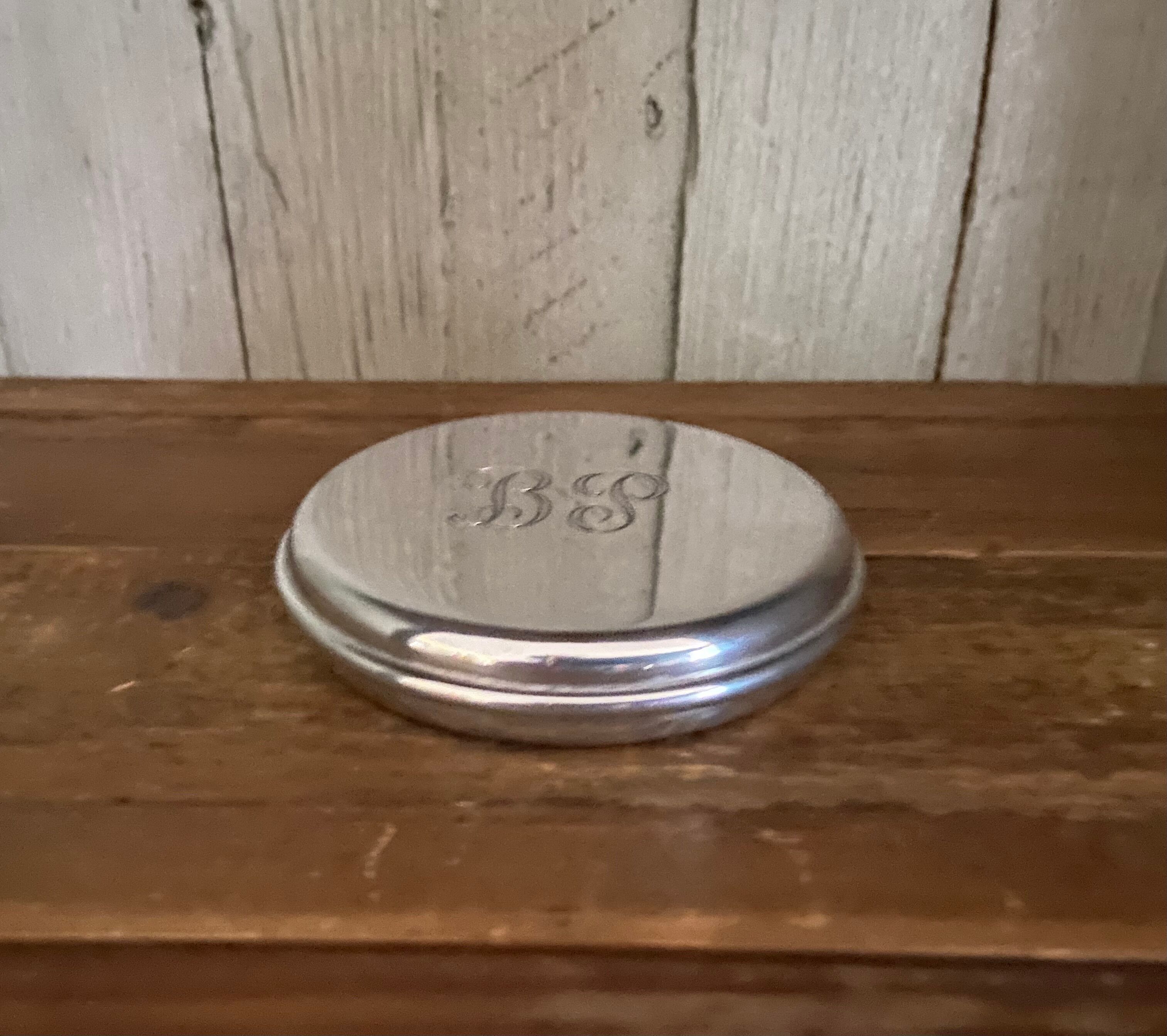 Paper press silver metal