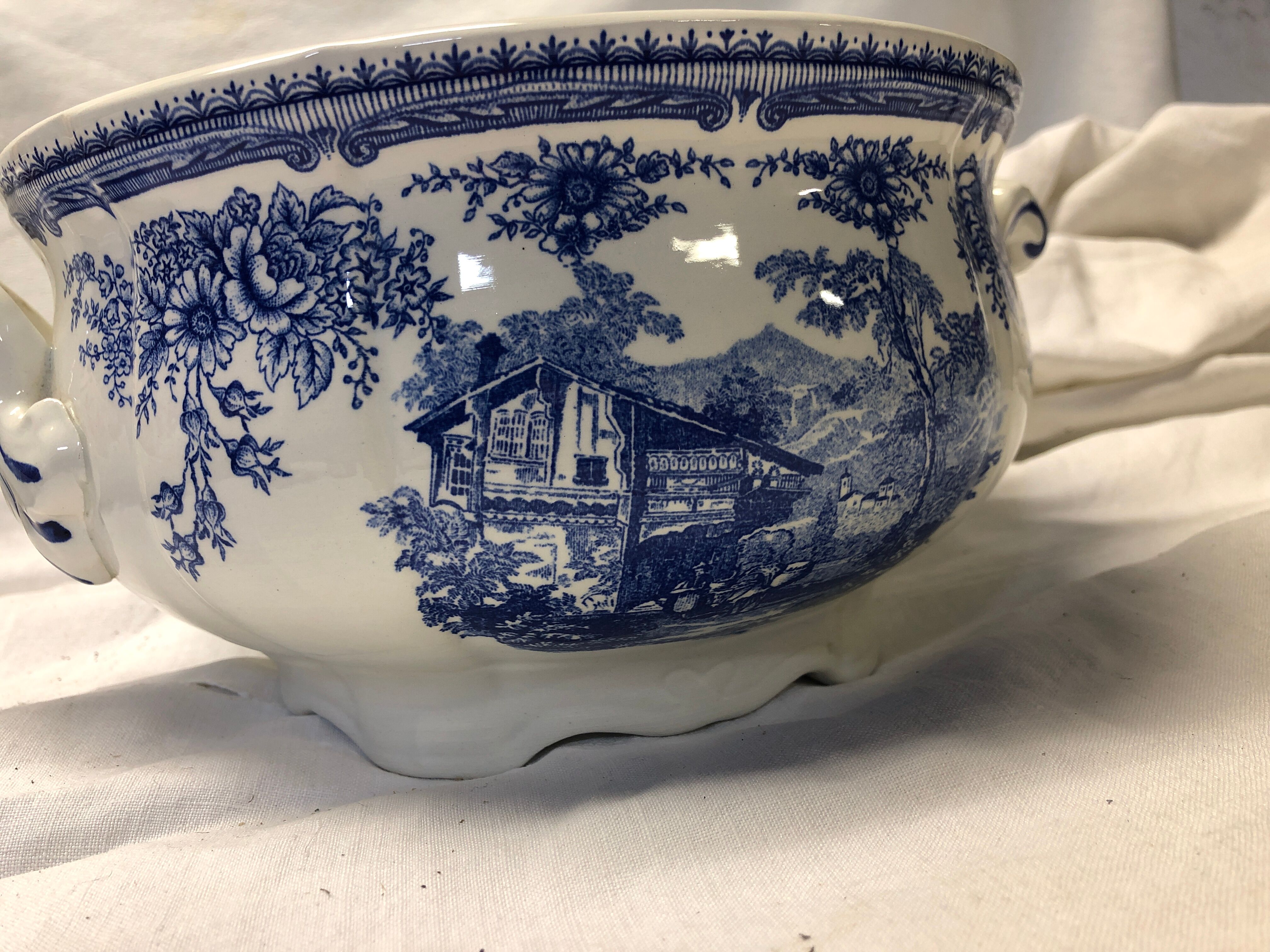 Old Luneville dish or salad bowl