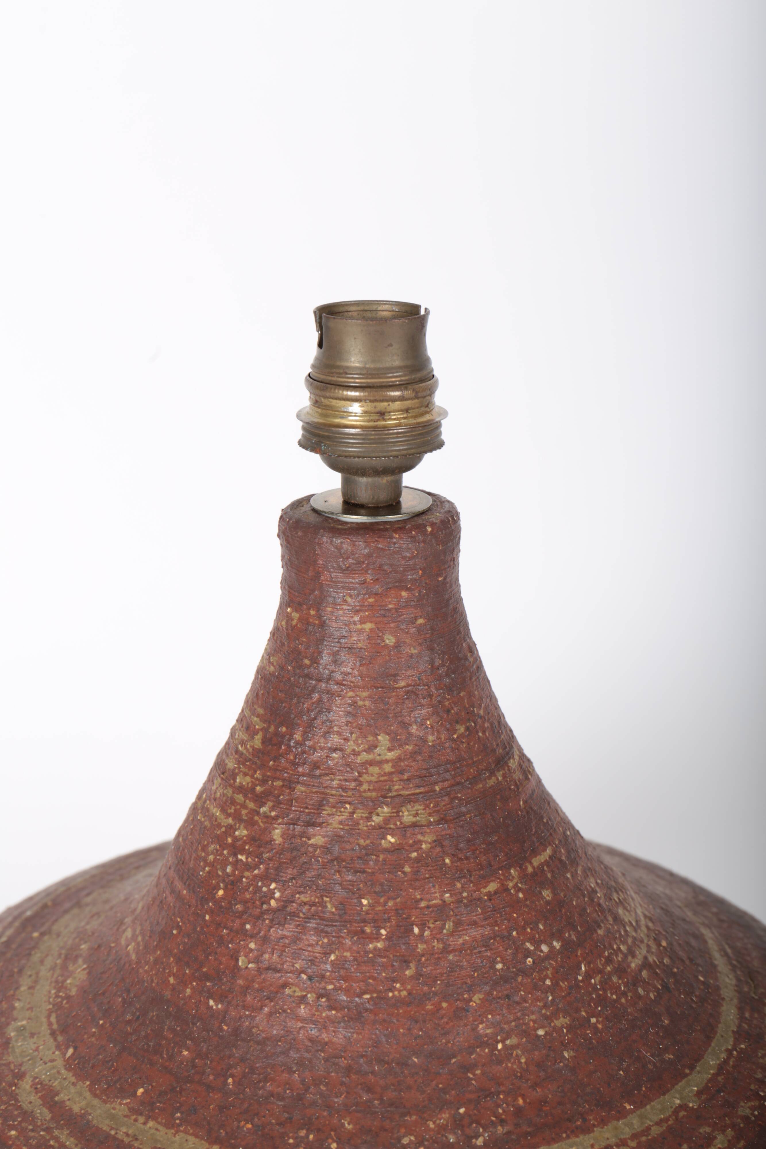 Lamp base by Jacques Pouchain - Atelier Dieulefit