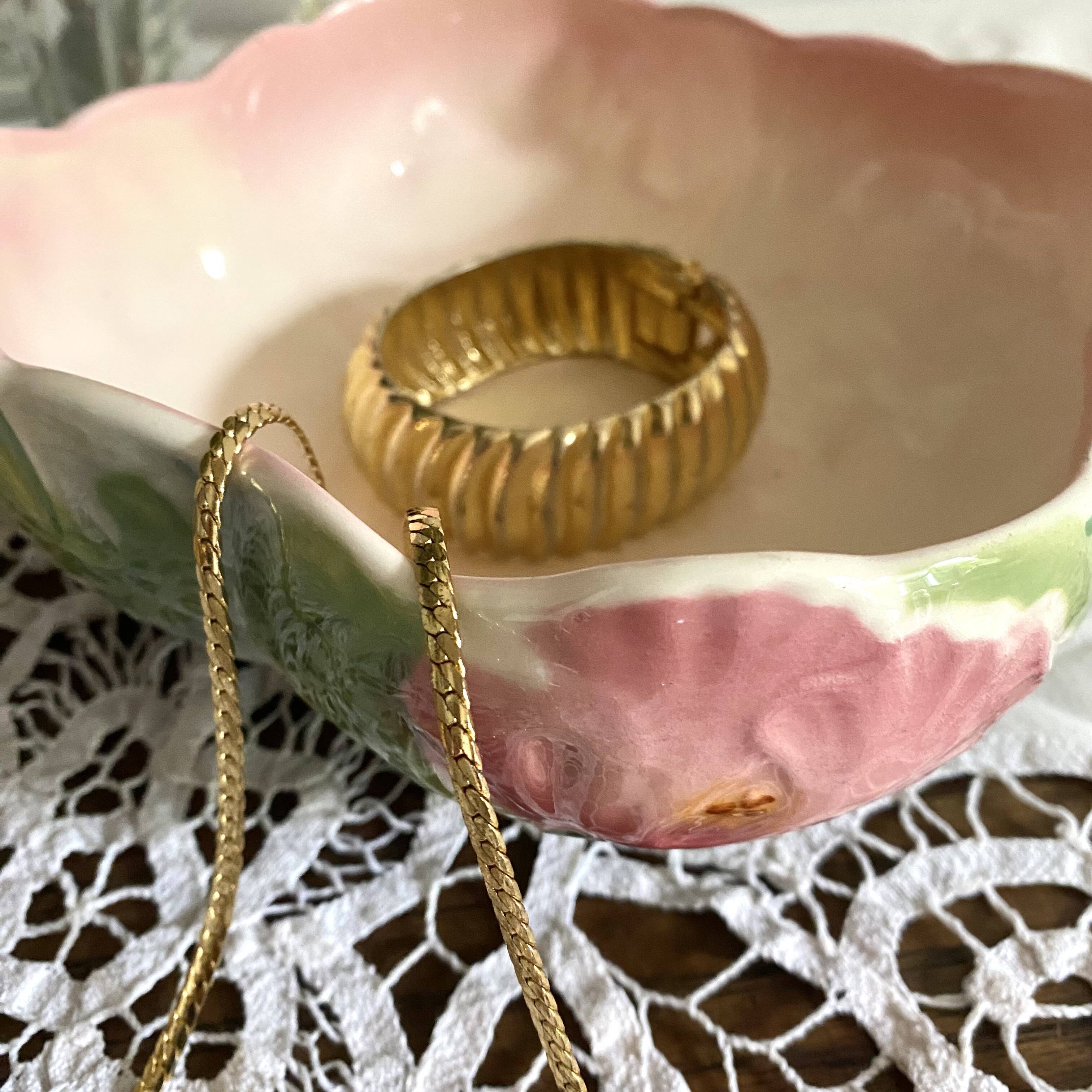 St Clément France Art Nouveau slip dish