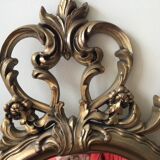 Large baroque mirror rockery 82x50cm