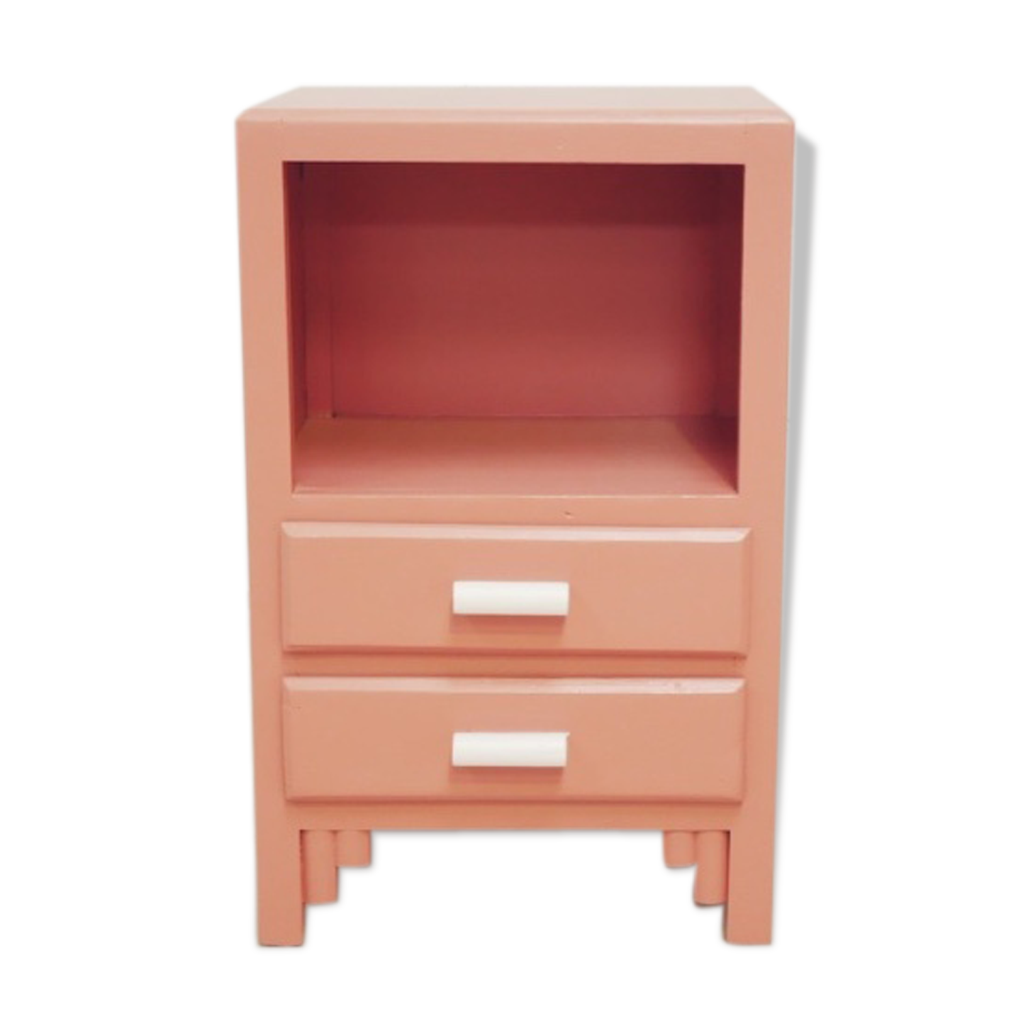 Pink vintage Faham bedside table