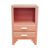 Pink vintage Faham bedside table