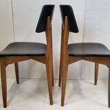 Suite of 4 vintage chairs 1960