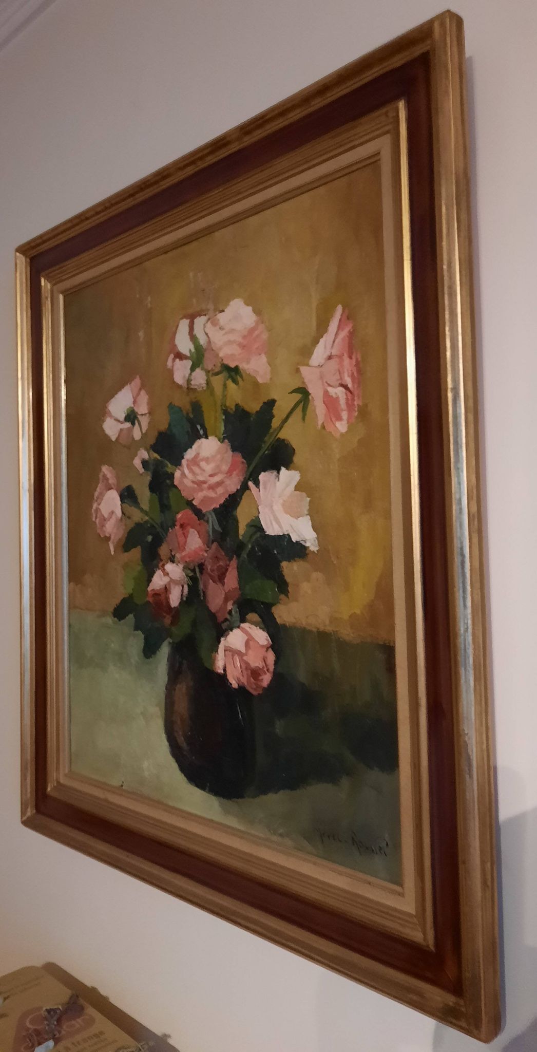 Huile sur toile de M.Mevel Roussel