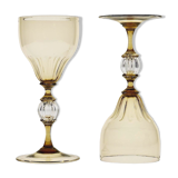 Calici in glass smoked from Cenedese Murano