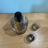 Smoked glass shot set