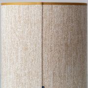 Lampe de table en céramique de style Bitossi des années 1960, émail vert ocre.