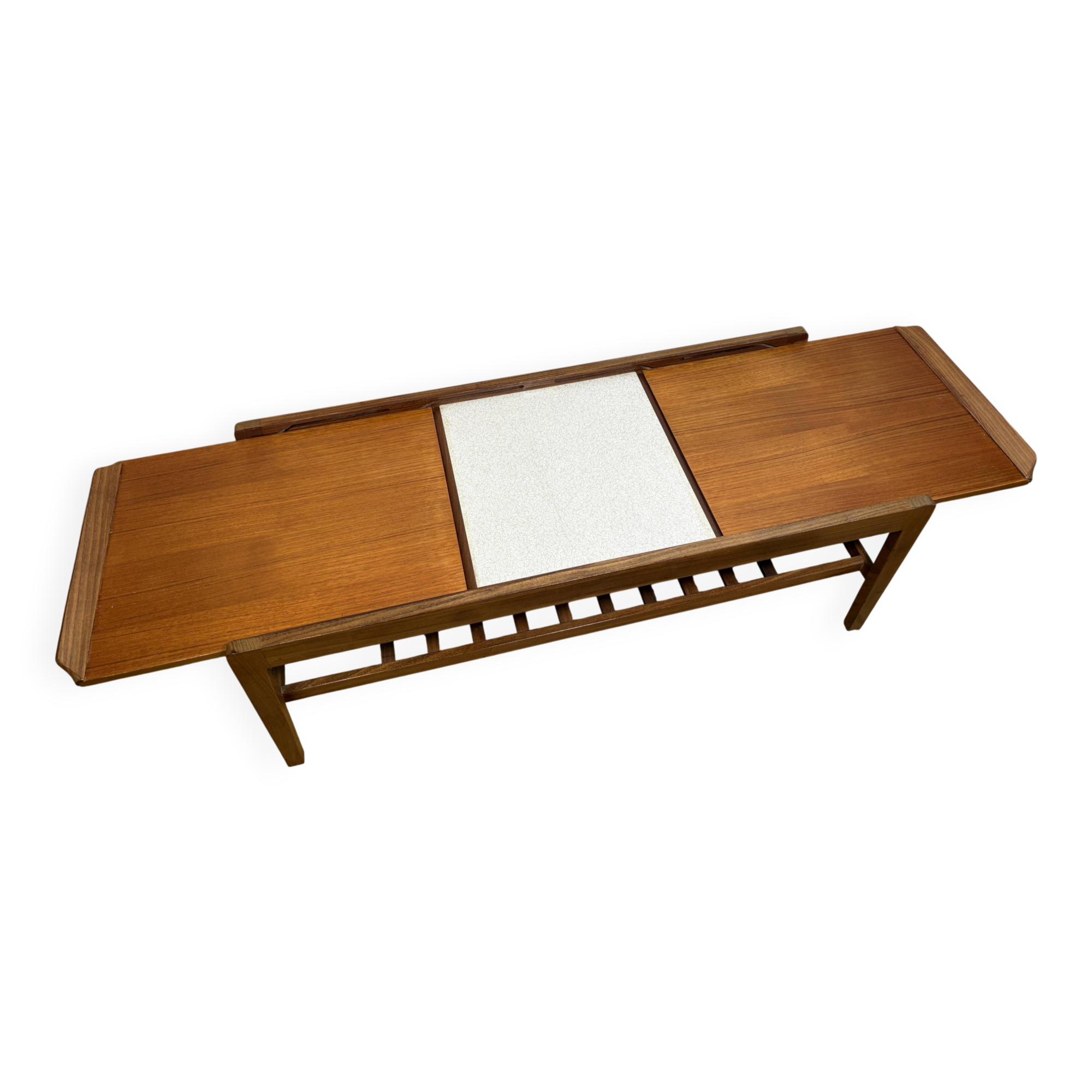 Table basse extensible en teck Remploy vintage | Années 60 | Style scandinave