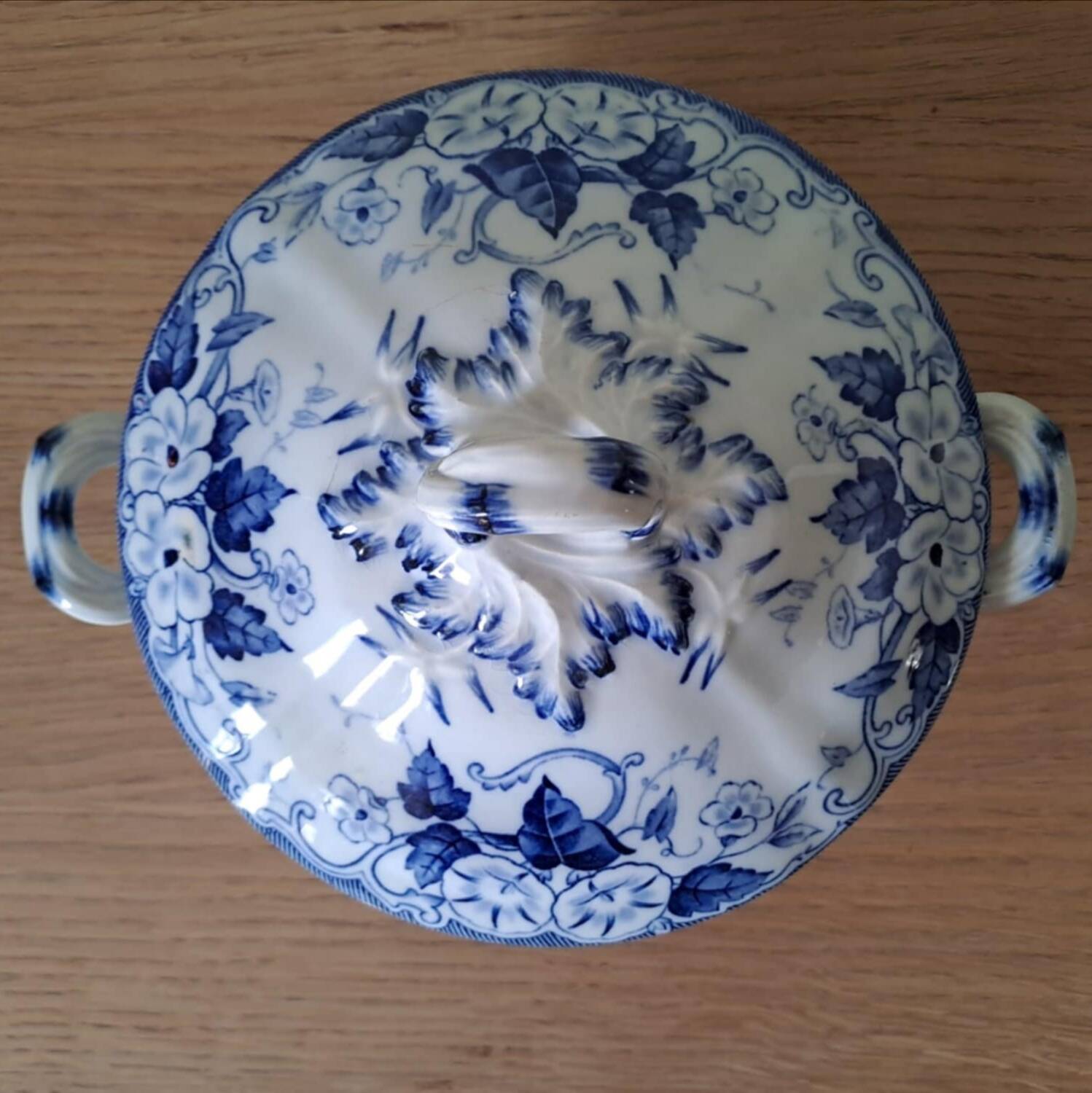 Creil Montereau iron clay vegetable dish