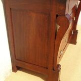 Antique solid walnut chest of drawers