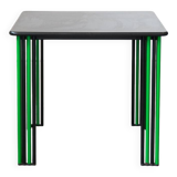 1980s Vintage Black and Green Dining Table – Bold Italian Design