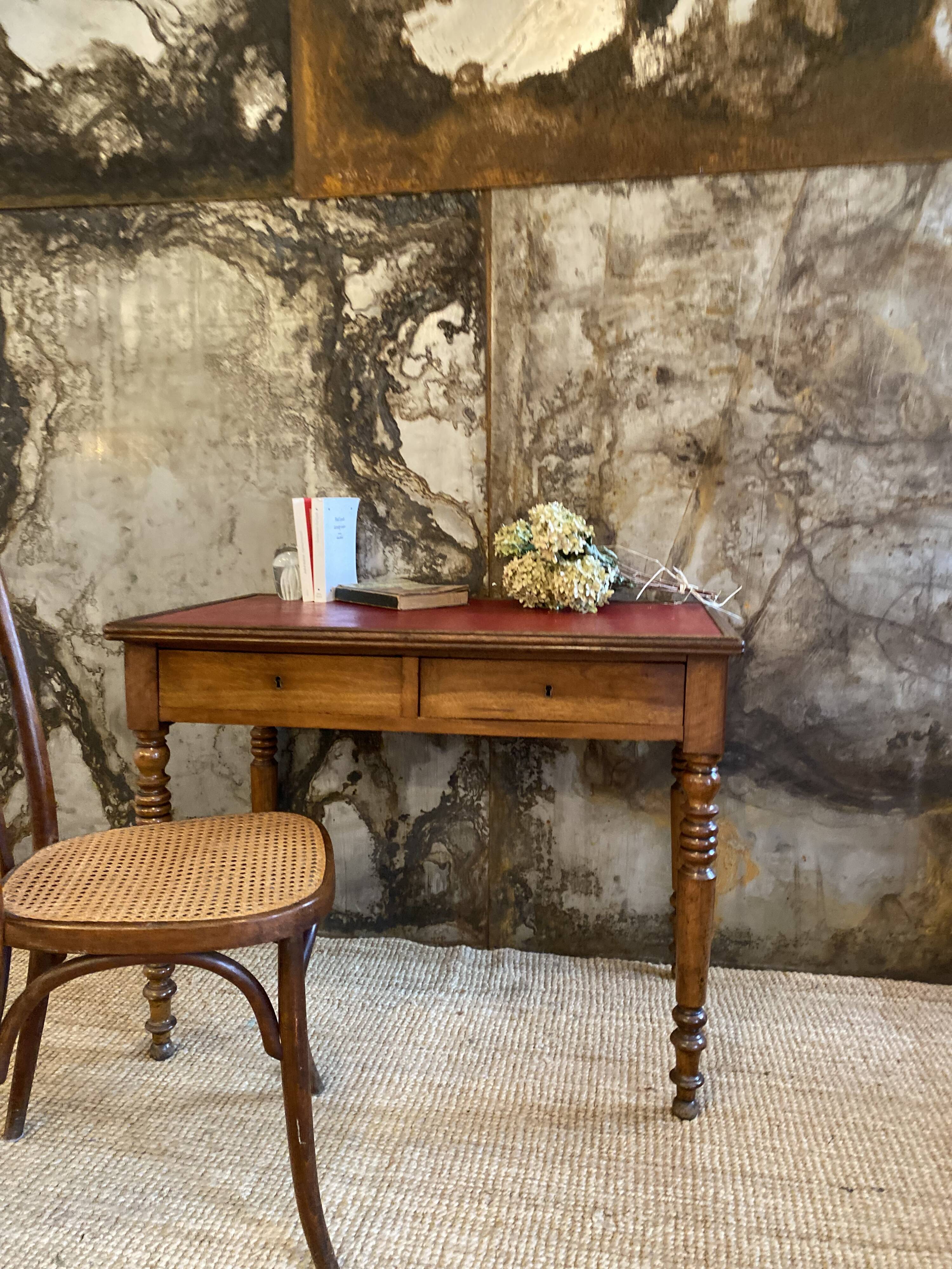 Old desk with drawers