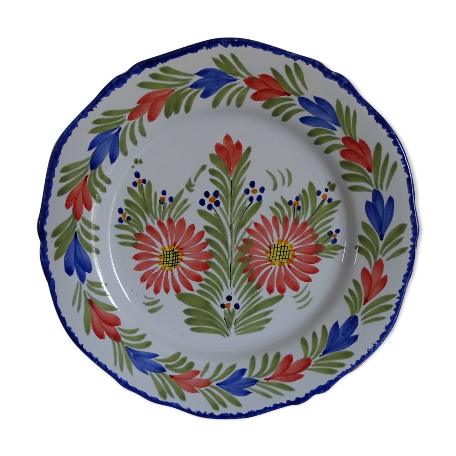 Flowery Henriot Plate