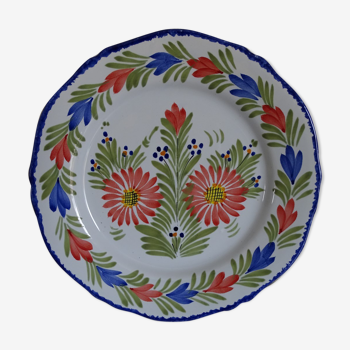 Flowery Henriot Plate