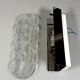 1960s 1970s Ice Glass Wall Sconce by J.T. Kalmar Franken KG Austria