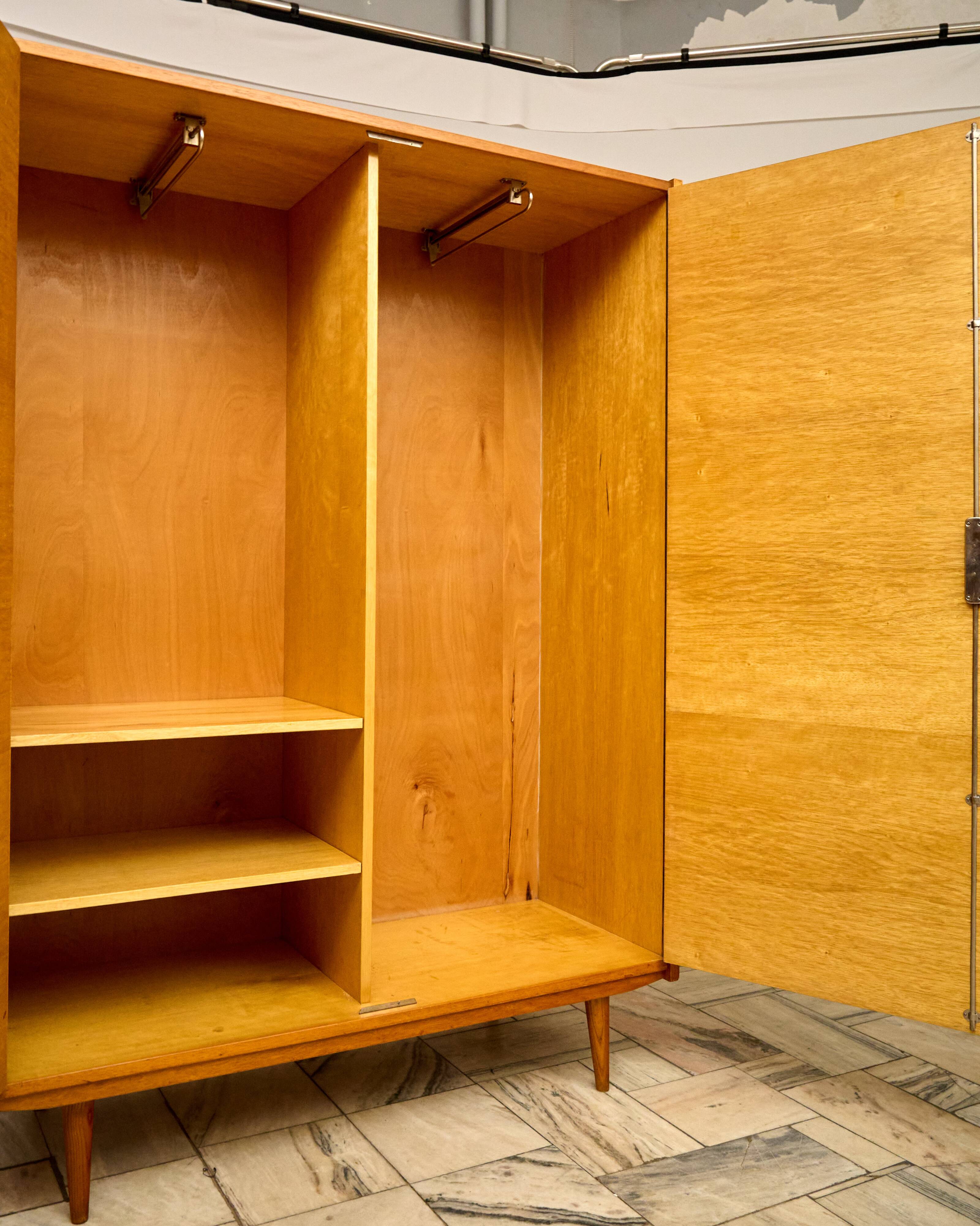 Vintage Wardrobe by Drevotvar, 1960s, Czechoslovakia
