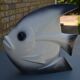 Large vase/sculpture fish from the 1960s.