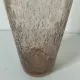 Bubble glass vase signed Biot – Pink beige