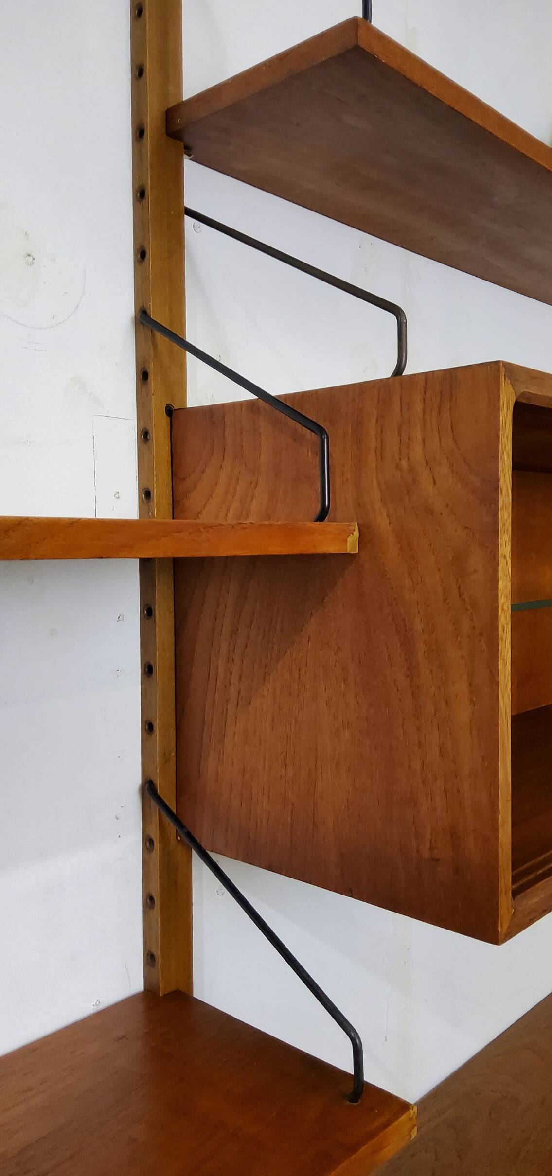 Modular wall shelf by Poul Cadovius, 1960