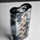 1970s Glass and Silver Plated Vase by Claude Cuny for Cassetti Firenze