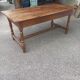 Old farmhouse table 2 drawers