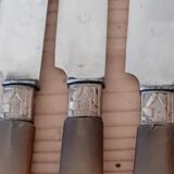 Lot of 7 antique knives with horn handles