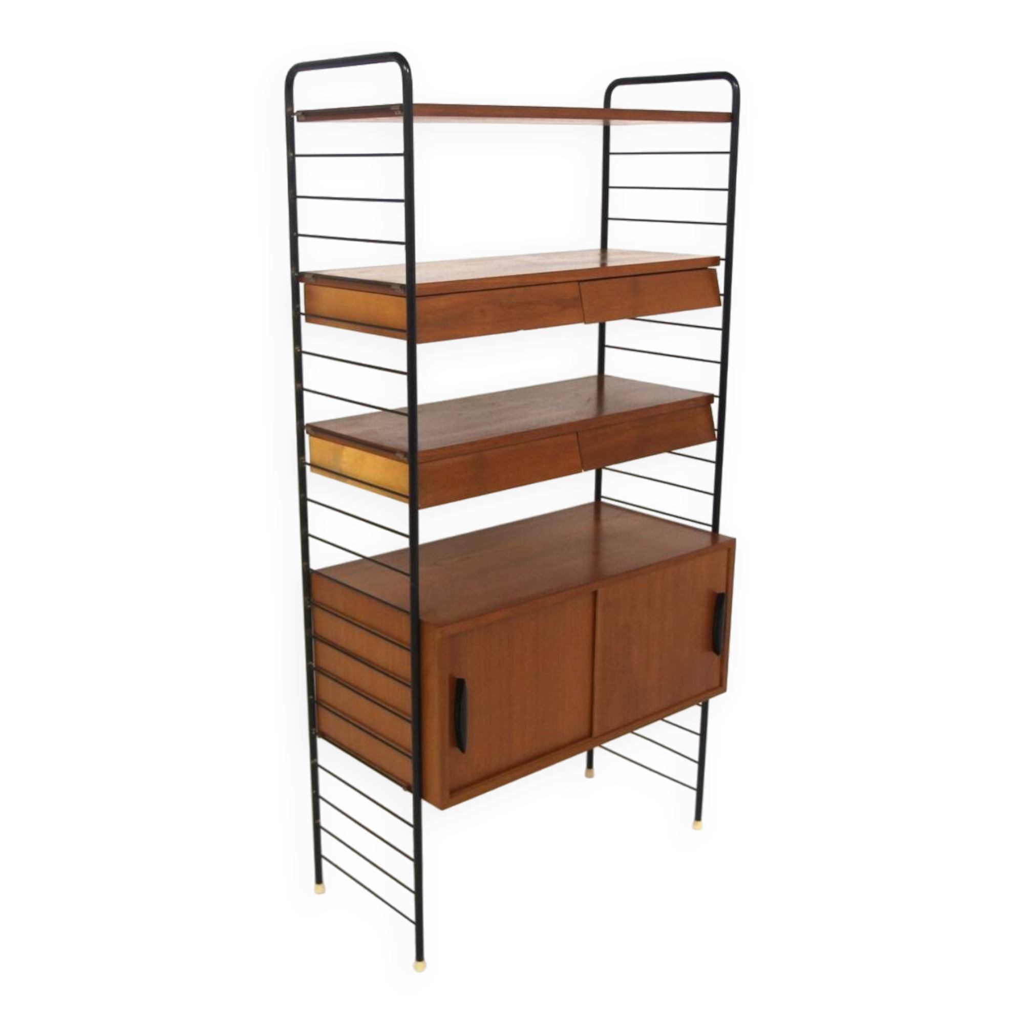 Scandinavian teak bookcase "Cortina", Möbel-IKEA, Sweden, 1950