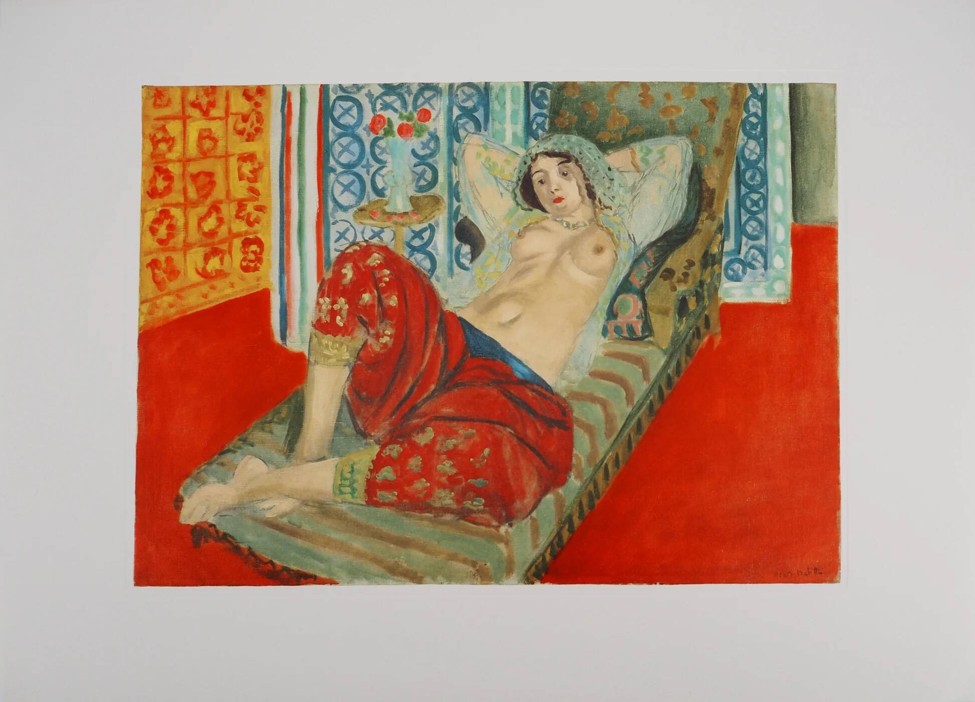 Henri Matisse: Nude with Red Trousers - Signed Lithograph