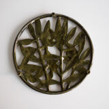 Enamelled cast iron flat