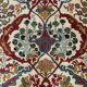 XL Vintage Arts and Crafts, W Morris style Rug 400x296 cm, Red Blue