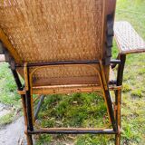 Rattan chaise longue 1920