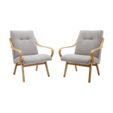 1960s  Pair of Ton Armchairs by Jaroslav Smidek, Czechoslovakia