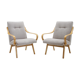 1960s  Pair of Ton Armchairs by Jaroslav Smidek, Czechoslovakia