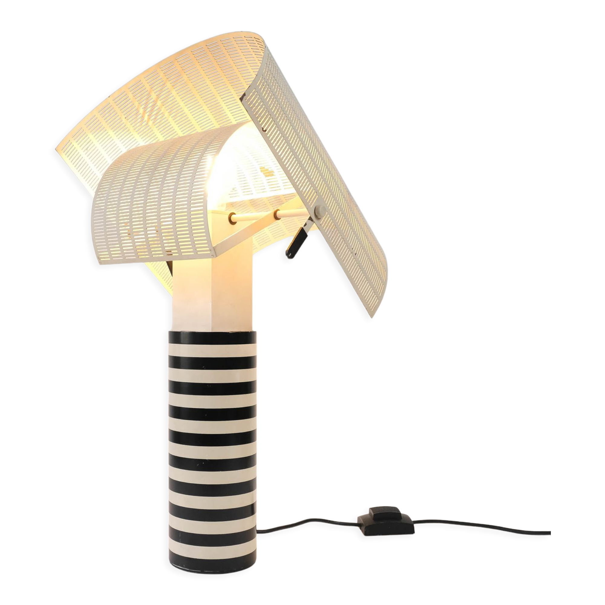 Early Postmodern "Shogun" Table Lamp by Mario Botta for Artemide, Italy 1986