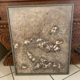 Tableau abstrait contemporain Zazzi