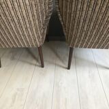 Set of 2 Vintage Cocktail Club Chairs, 1950s