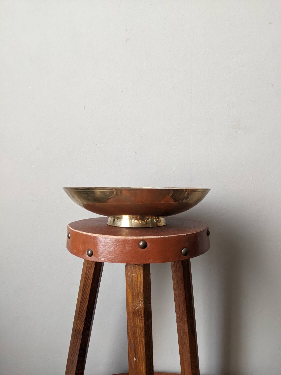 Vide poche laiton cloisonné décor peint à la main laiton émaillé