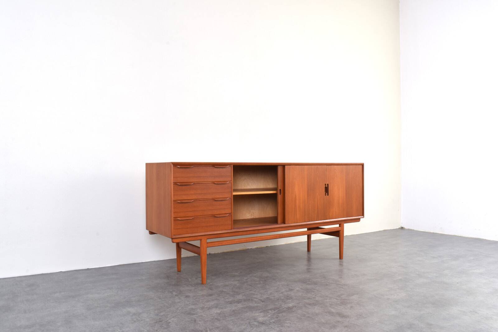 Mid-Century Danish Teak Sideboard, 1960s.