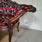 Venetian sofa XVIIIth, walnut