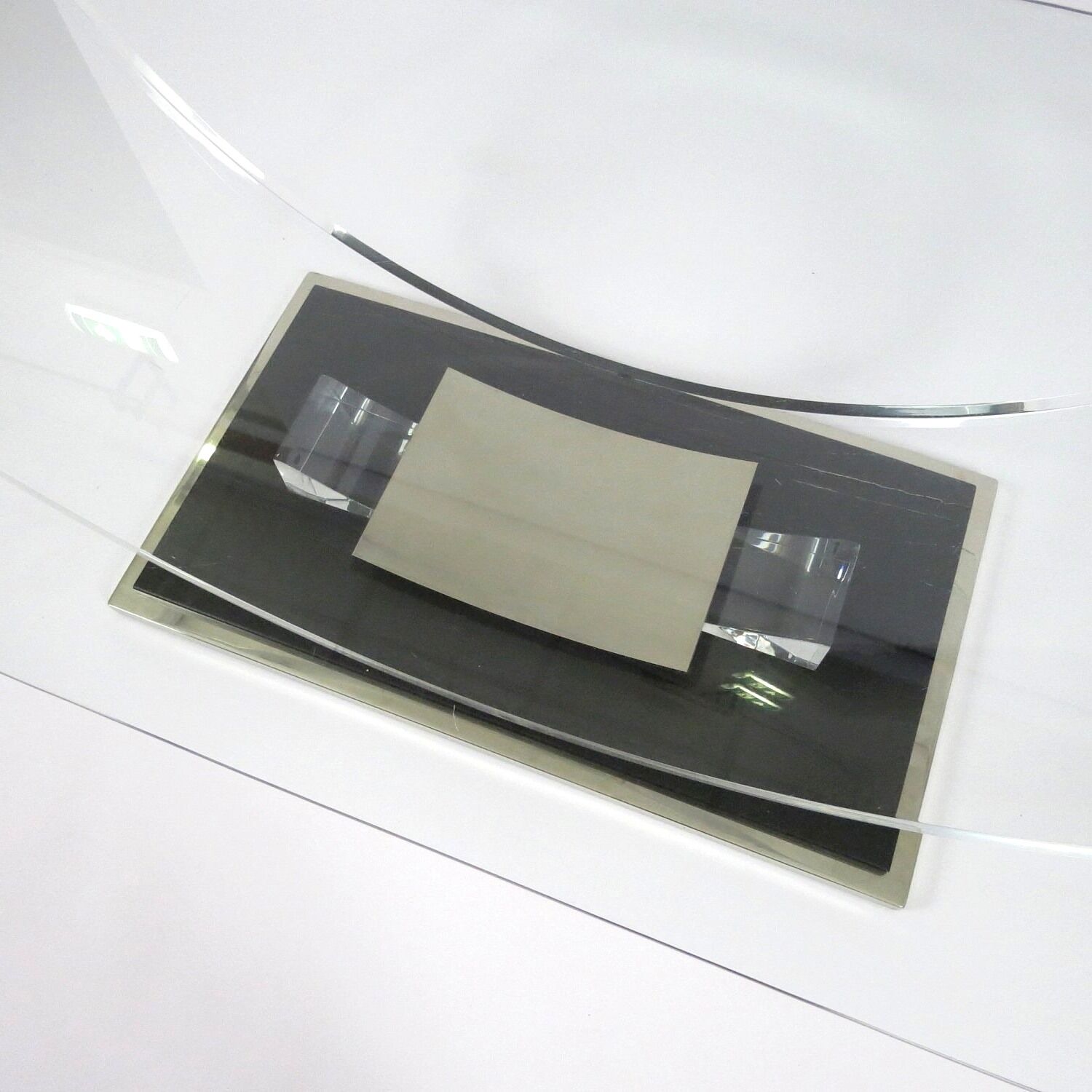 Table basse belge de Belgo Chrom, années 1970