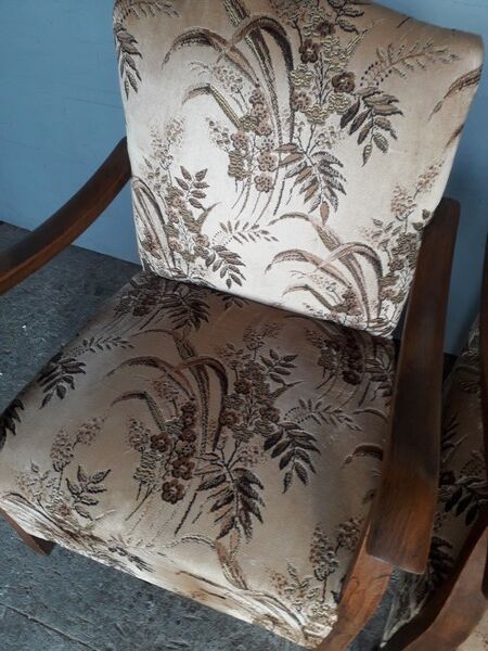 Pair of armchairs toads ep art deco 1930/40
