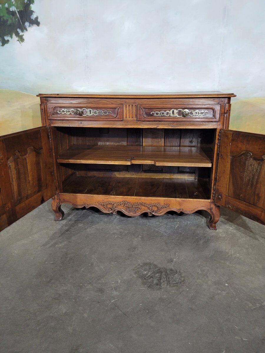 Louis XV walnut buffet