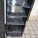 Vintage mirror cabinet in wood and chrome metal - backlit dressing table shelf 1950-1960