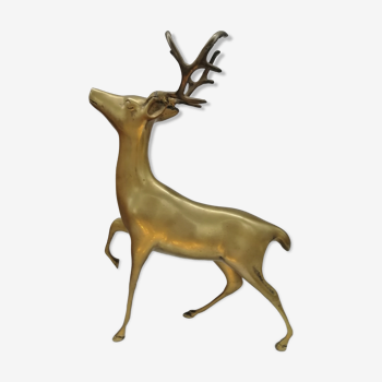 Brass deer 40 cm