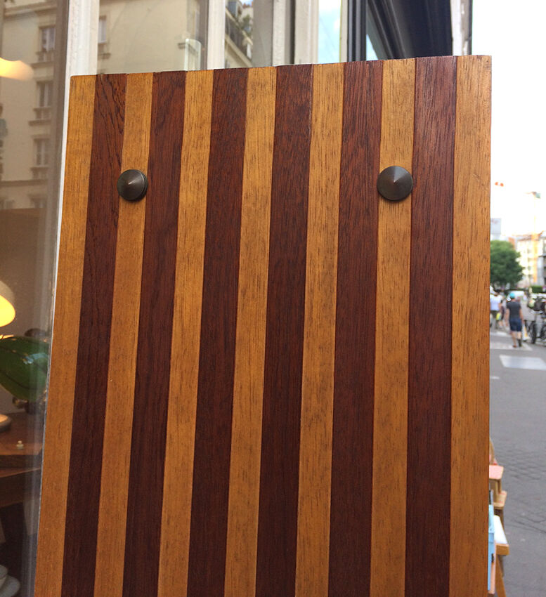 Bibliothèque en bois 2 teintes, 1960