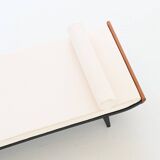 Dick Cordemeyer Lit de repos Cléopâtre en lin blanc Auping Pays-Bas 1954