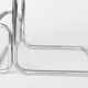Vintage Cantilever Bar Stool, Chrome Frame, Black Faux Leather, 1990s