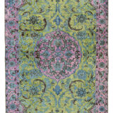 Hand-knotted rustic anatolian 1980s 170 cm x 264 cm