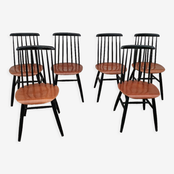 Chaises Fanett par Ilmari Tapiovaara